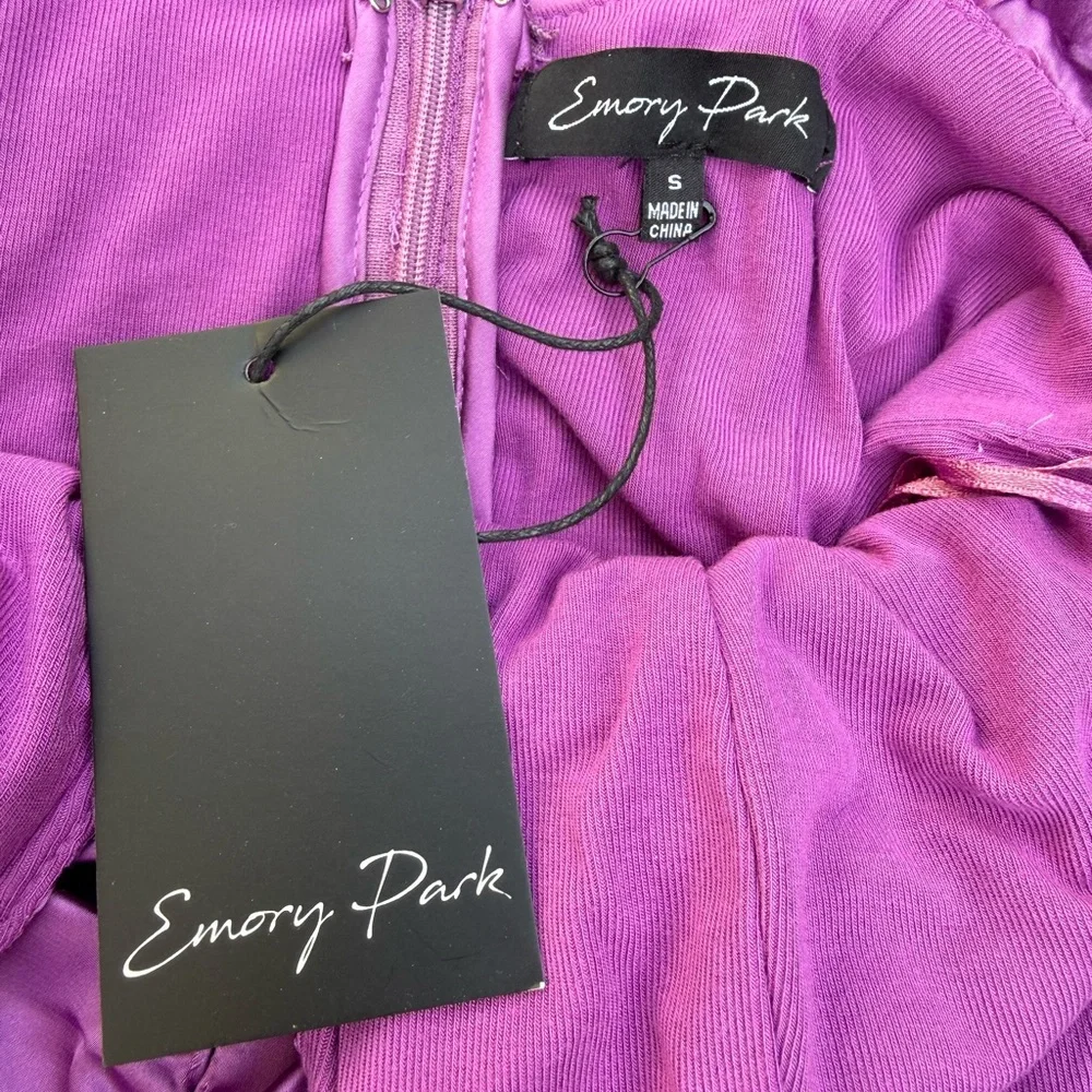 Purple Ruching Body Suit - Picture 5 of 5